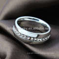 Latest stainless steel silver bands rings,silver diamond rings for women